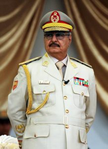 генерал Халифа Белкасим Хафтар — ливийский военный деятель, фельдмаршал, верховный главнокомандующий Вооружёнными силами Ливии